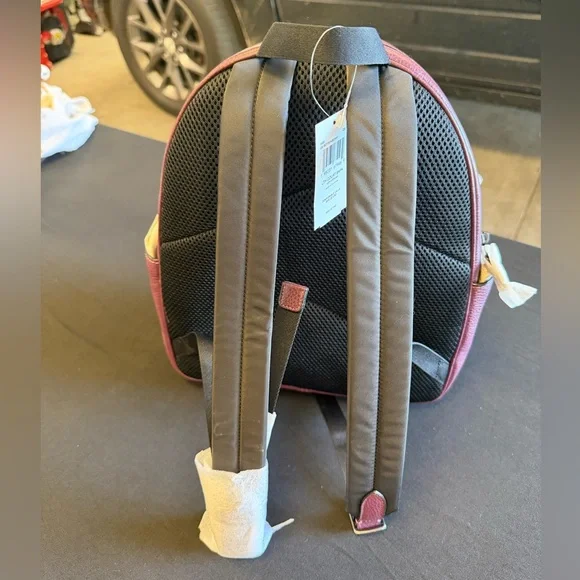 Women's Coach Boysenberry Purple Lth Court Bkpk Backpack - Picture 5 of 12